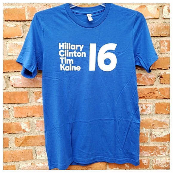 Vintage Hillary Clinton Tim Kaine President T-Shirt - Picture 2 of 5